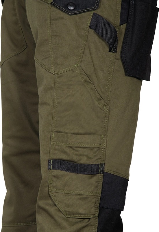 Pantalon Multipoches KUDUS taupe/noir - Jambes longues - COFRA - V568-0-03