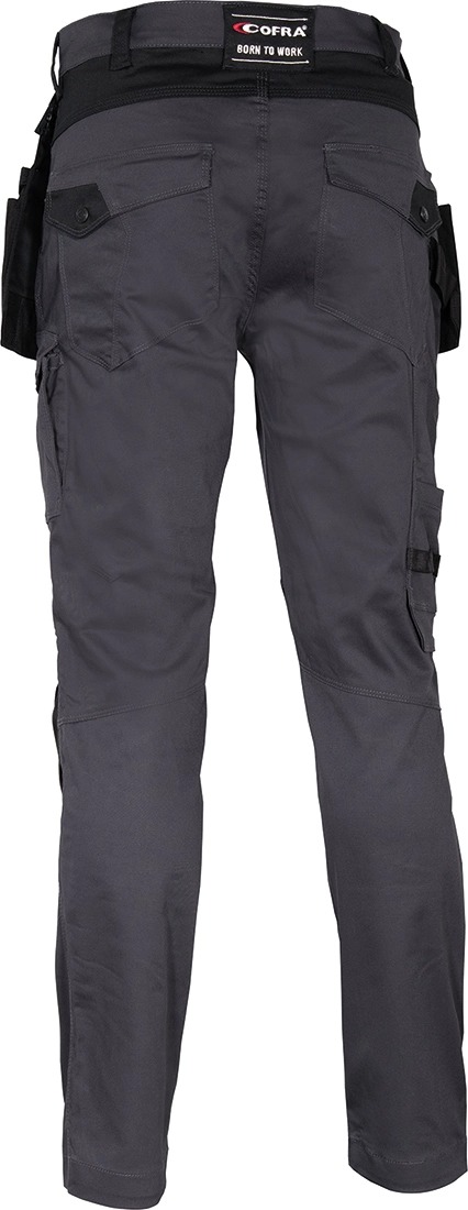 Pantalon Multipoches KUDUS BOX anthracite/noir - Taille standard - COFRA - V568-1-04