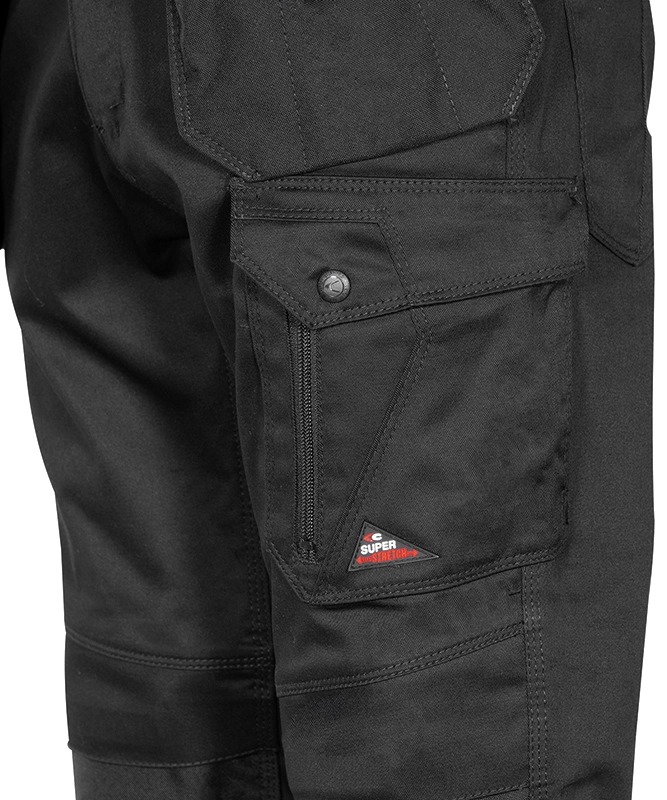 Pantalon Multipoches KUDUS BOX noir/noir - Taille standard - COFRA - V568-1-05