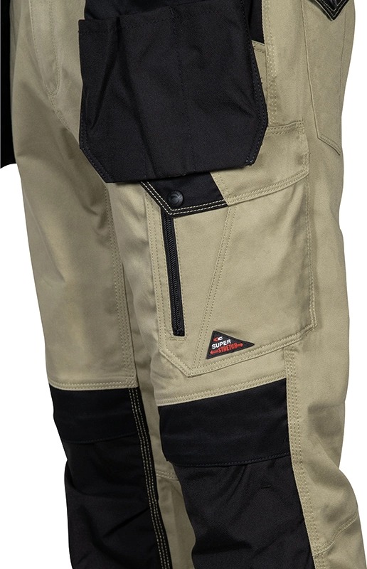Pantalon Multipoches KUDUS BOX beige/noir - Taille standard - COFRA - V568-1-00