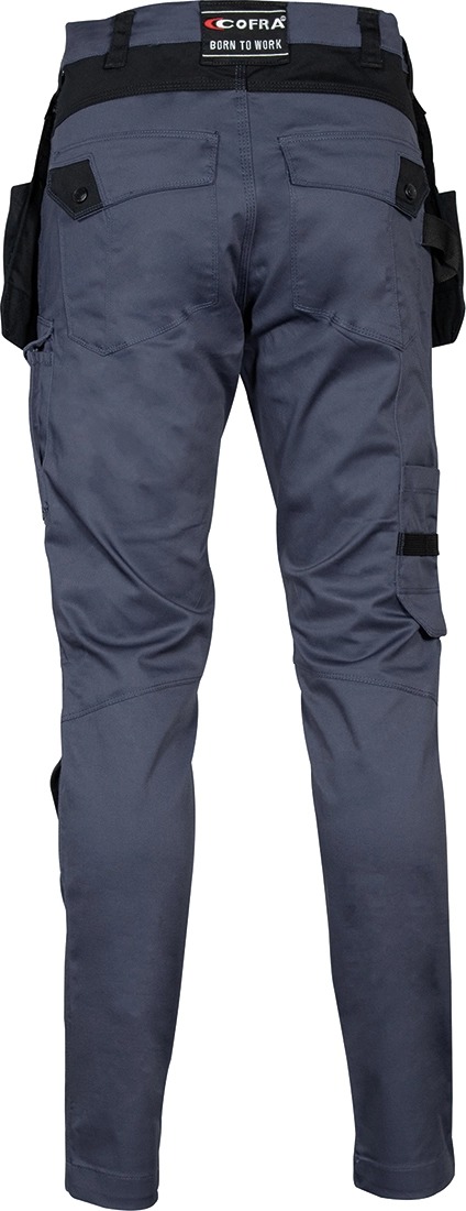 Pantalon Multipoches KUDUS BOX gris/noir - Taille standard - COFRA - V568-1-01