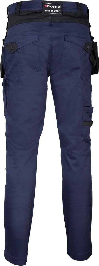 Pantalon Multipoches PAKATTI bleu/noir - Taille standard - COFRA - V721-0-02