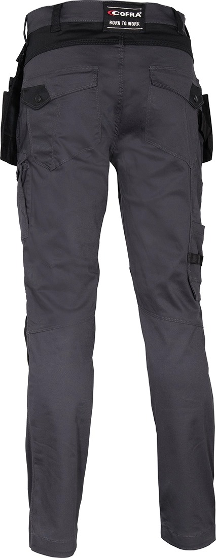 Pantalon Multipoches PAKATTI anthracite/noir - Taille standard - COFRA - V721-0-04