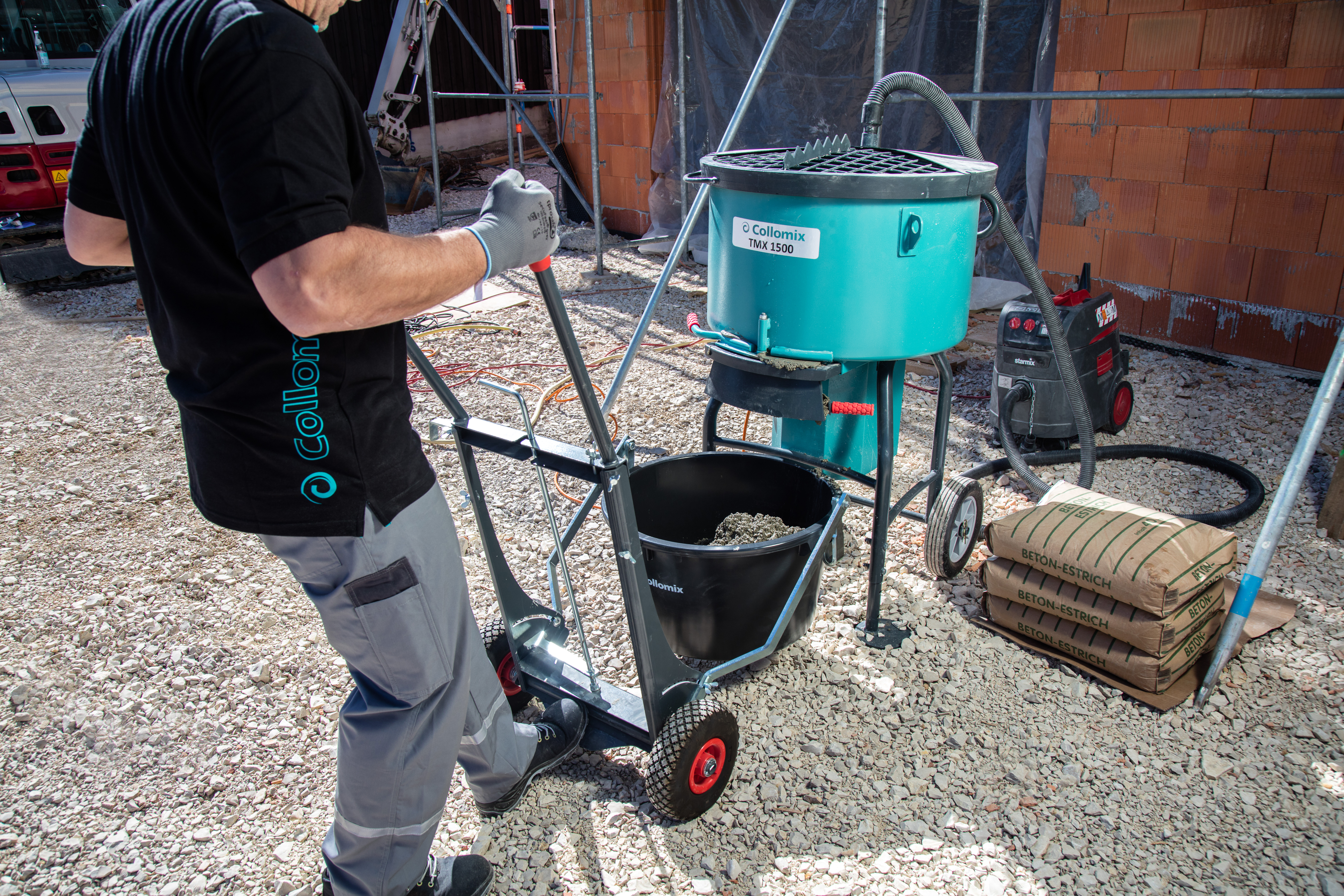 Chariot de Transport pour Bac de 65 L - COLLOMIX - 70183