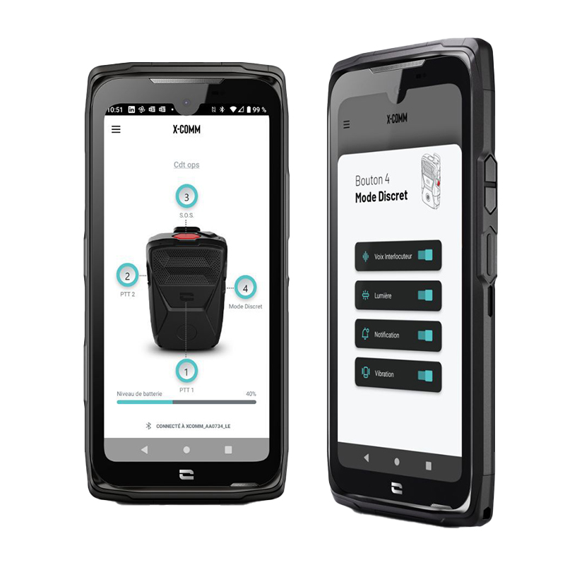 Micro haut-parleur déporté pour smartphone X-COMM - CROSSCALL - 1307010399959