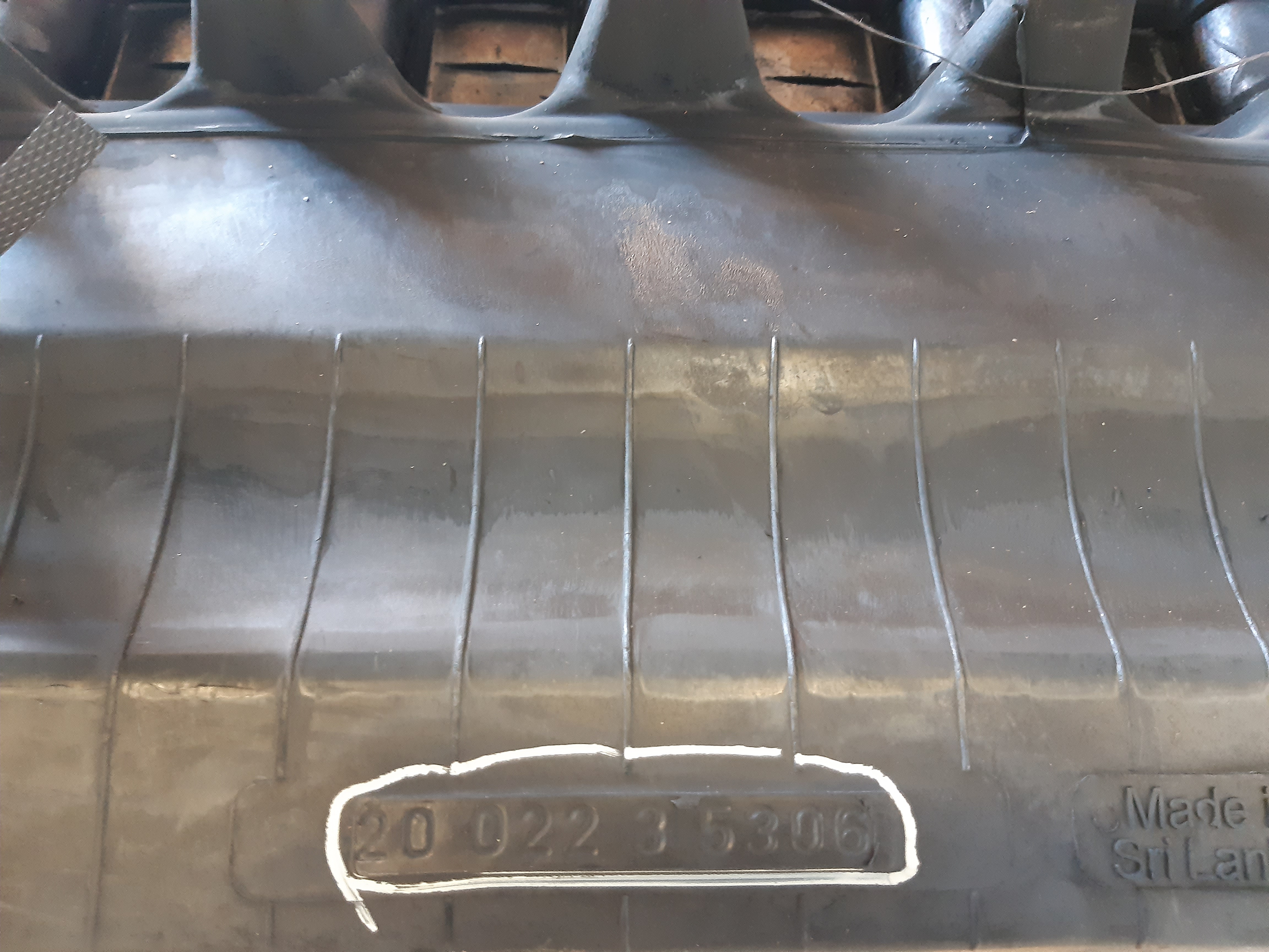 Chenille Caoutchouc mini pelle Camso 450x60x86 HHBE MEX HXD - 16.2724.8694