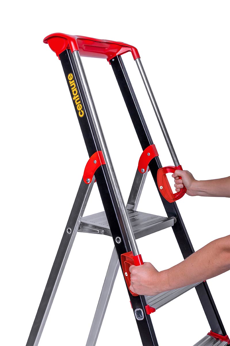 Escabeau alu Pro UP CENTAURE 7 marches serties - hauteur de travail 3,41m - 239207