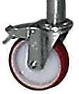 Roue Ø 125 mm réglable pour échafaudage roulant STI CENTAURE - 257001