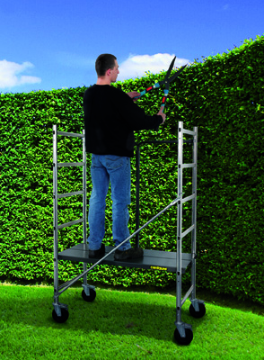 Échafaudage roulant et pliant CENTAURE TOP3 alu - Hauteur de travail 3m - 346801