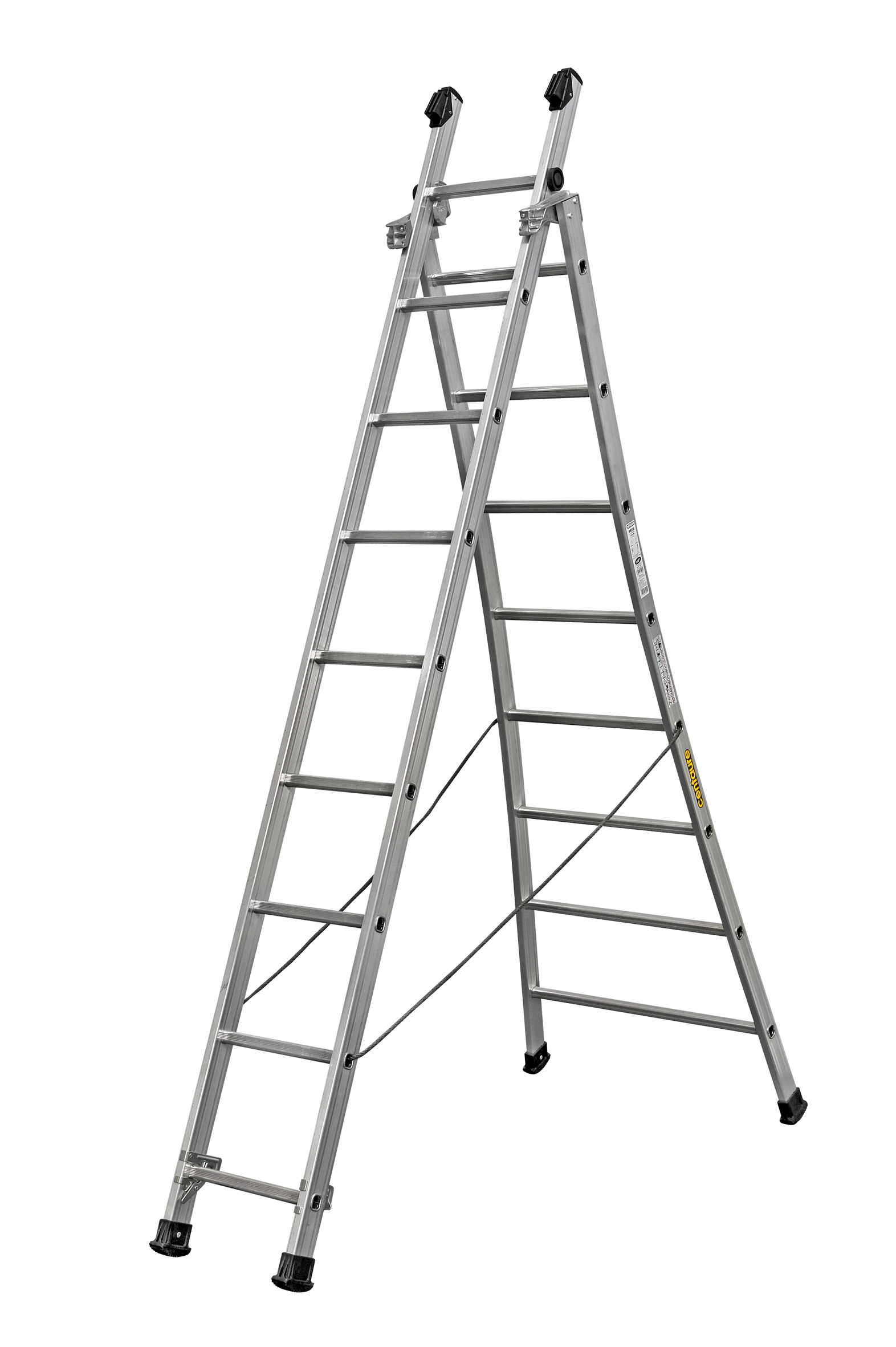 Échelle transformable à base évasée 2 plans PRT2 3m05 - DUARIB - 363210