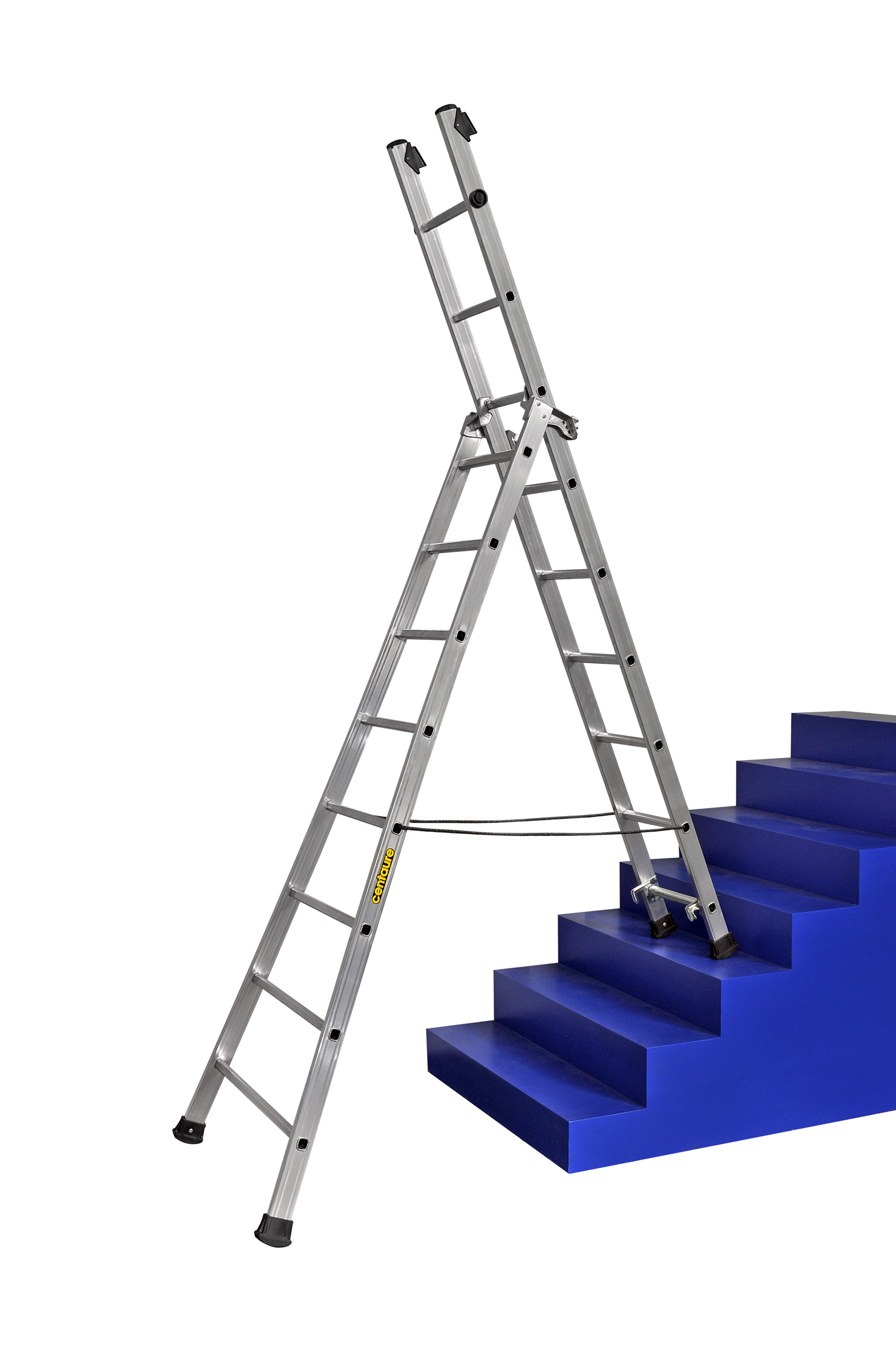 Échelle transformable à base évasée 2 plans PRT2 3m05 - DUARIB - 363210