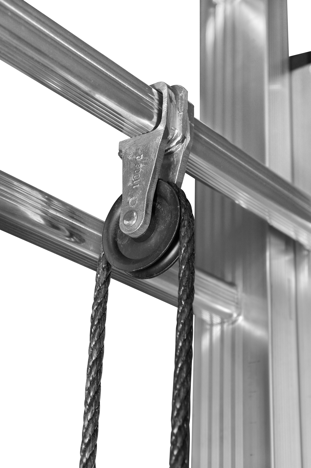 Échelle coulissante 2 plans à corde hauteur max 10m CENTAURE PRC2 repliée 5m20 363418