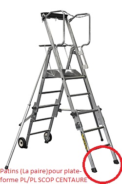PATINS POUR PLATE-FORME CENTAURE PL/ PL SCOP (LA PAIRE) - 380446