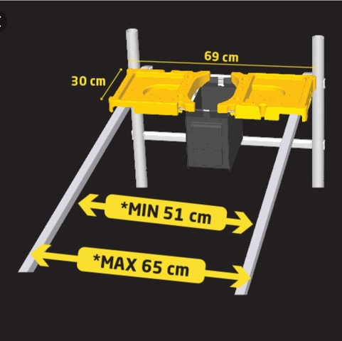 Tablette porte-outils pour échafaudage CENTAURE - 380493