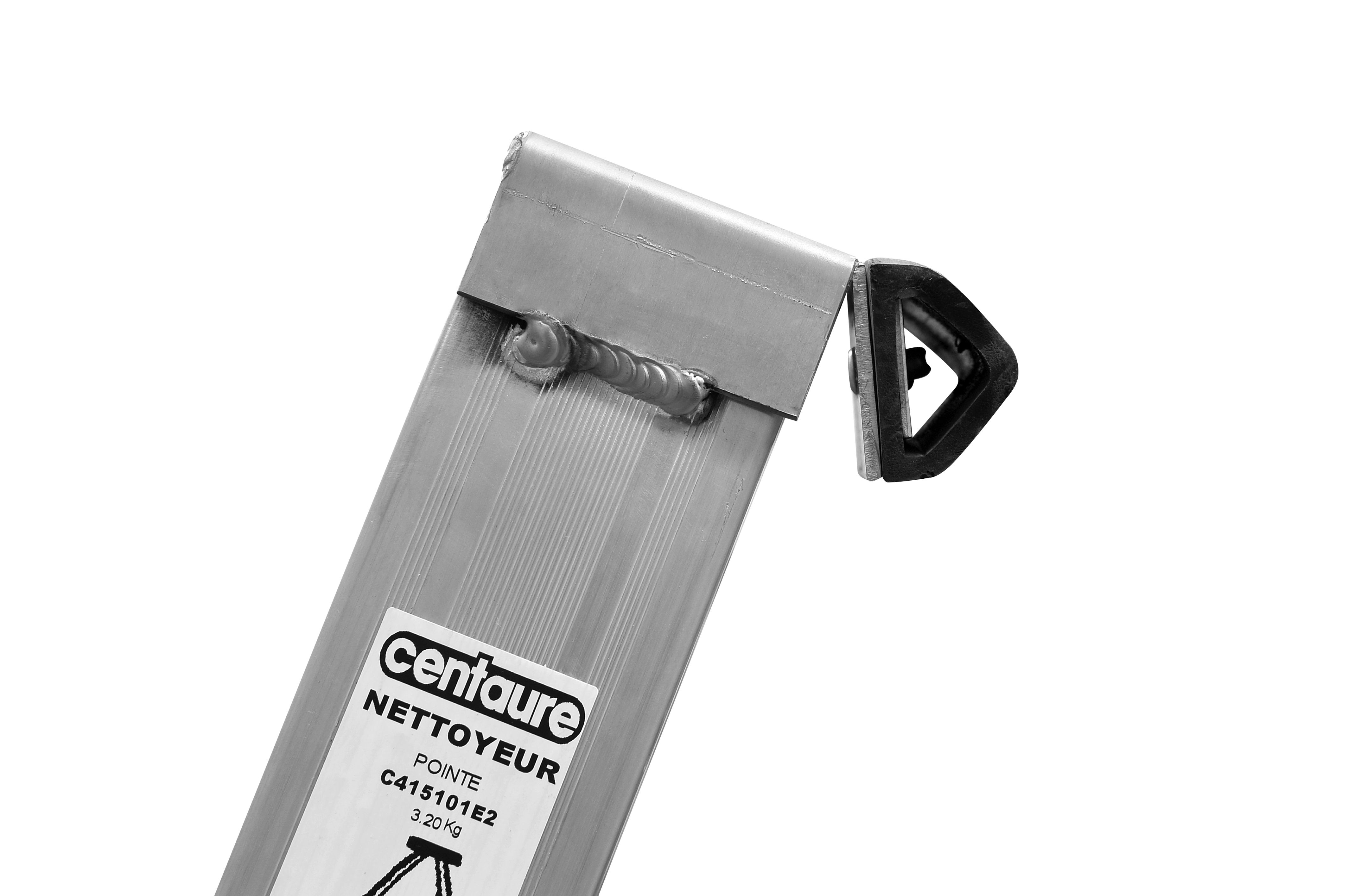 ECHELLE CENTAURE ( POINTE ) SPECIALE VITRE EN ALUMINIUM 2M65 - 415101