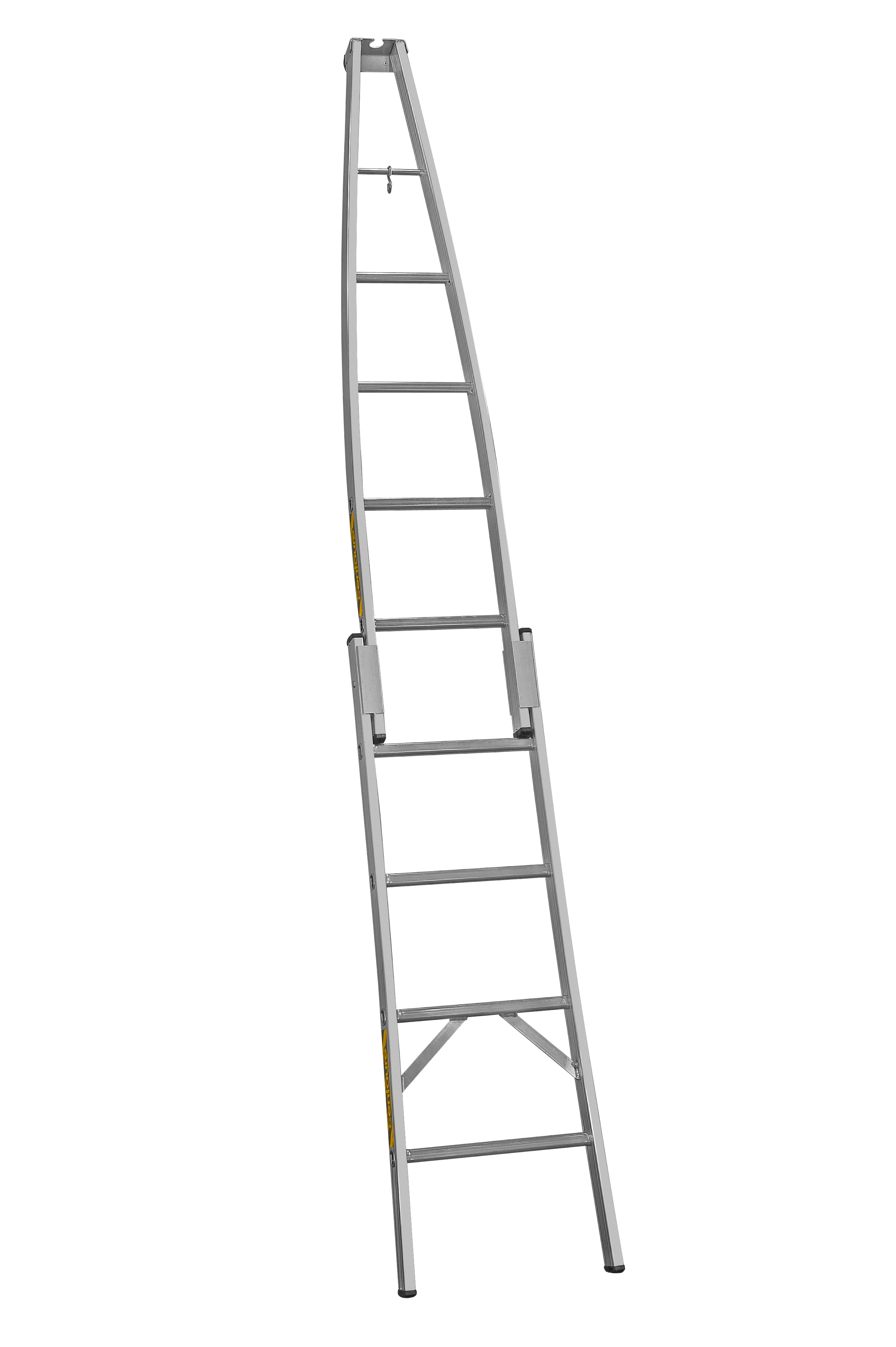 Échelle pointe spéciale vitre en aluminium 2m65 - DUARIB - 615101