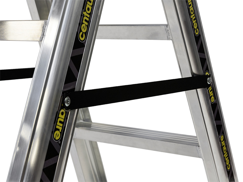 Marchepied ALPHA aluminium double accès 2x4 marches CENTAURE - 651604