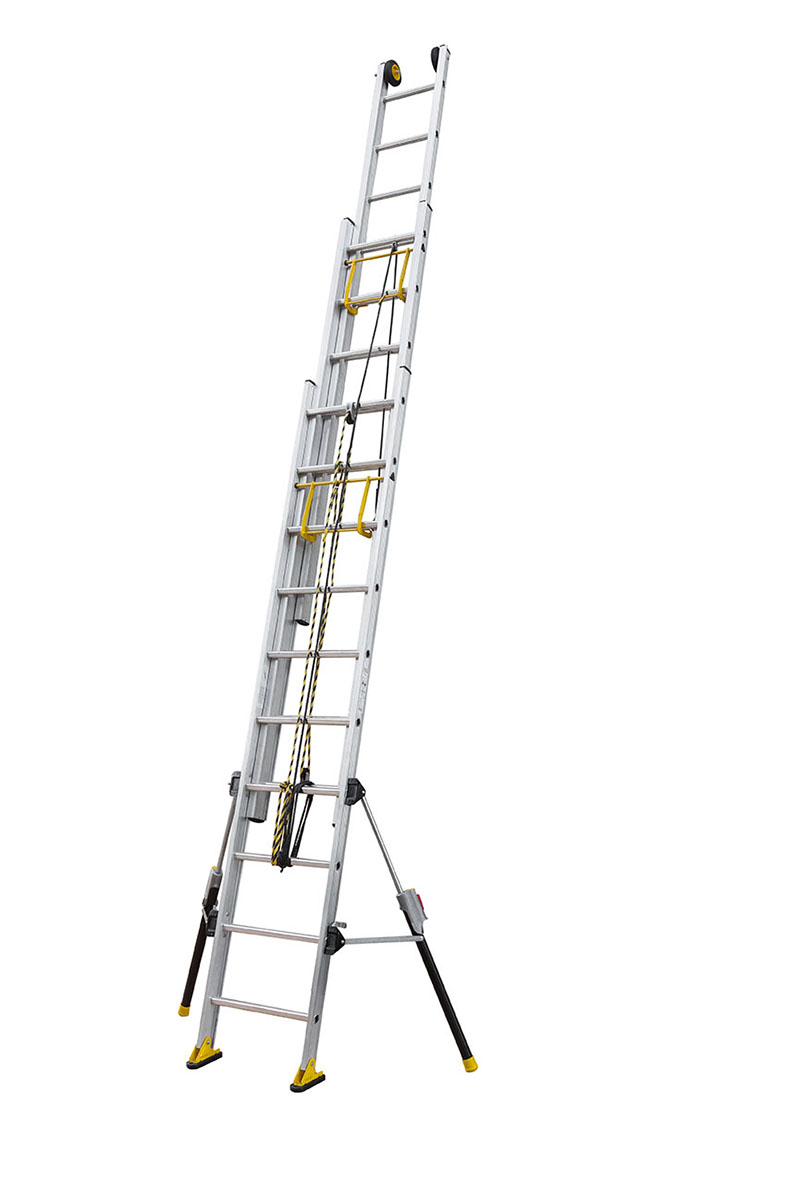 ECHELLES COULISSANTES C3 STAB' 3x15 BARREAUX 4m40/10m55 CENTAURE - 512615