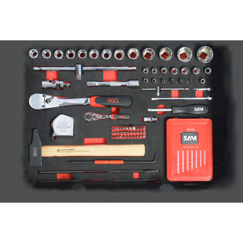 VALISE SÉDUCTION SAM OUTILLAGE 136 OUTILS - CP136NZ