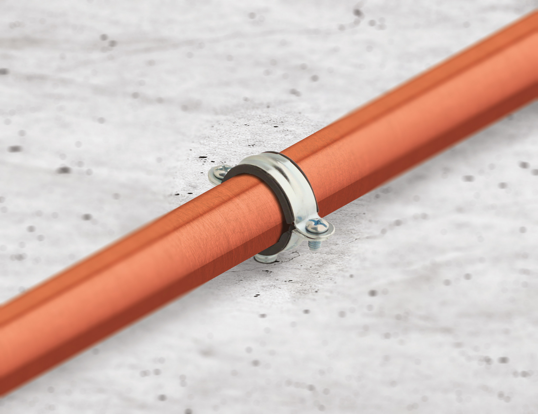 200 colliers de plomberie isophoniques premium simples - Ø10 - SCELL-IT - CSIPLUS10