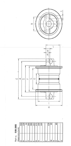 GALET INFERIEUR - DCF - E181-2002   E1812002