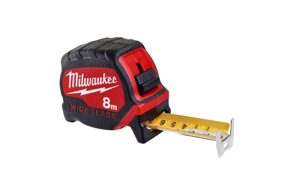 Mètre ruban large premium 8m - MILWAUKEE ACCESSOIRES - 4932471816