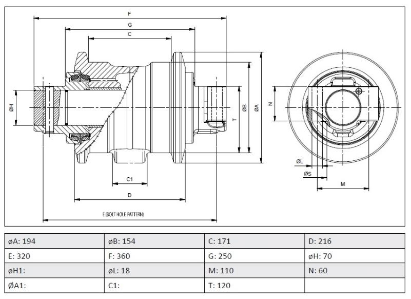 GALET INFERIEUR - DCF - KL18