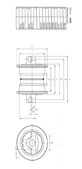 GALET INFERIEUR - DCF - LH696