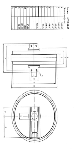 ROUE FOLLE - DCF - LHT205400 COMPATIBLE HITACHI