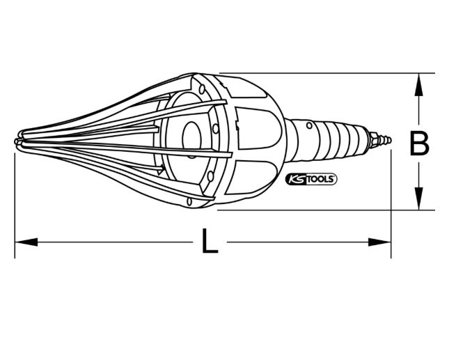 Expandeur pneumatique de soufflet de cardan KS TOOLS 515.3100 KS TOOLS - 515.3100