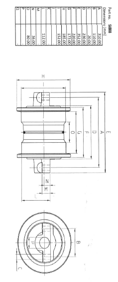 GALET INFERIEUR - DCF - SI888