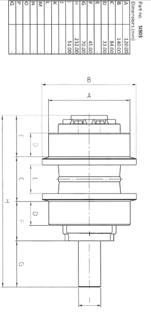 GALET SUPERIEUR - DCF - SI903