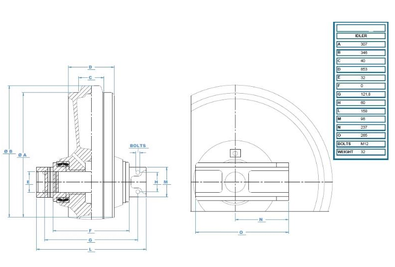 ROUE FOLLE - UNIVERSEL - AI145412