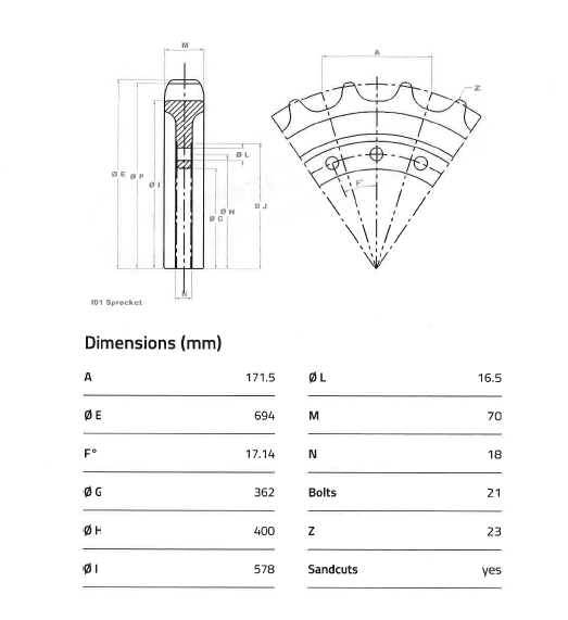 BARBOTIN 23 DENTS - AS163933 - 163933