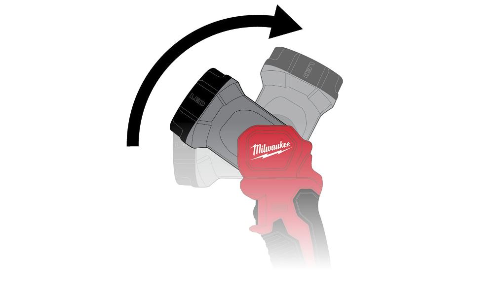 Lampe torche LED 120 lumens MILWAUKEE M18 TLED-0 sans batterie ni chargeur -4932430361