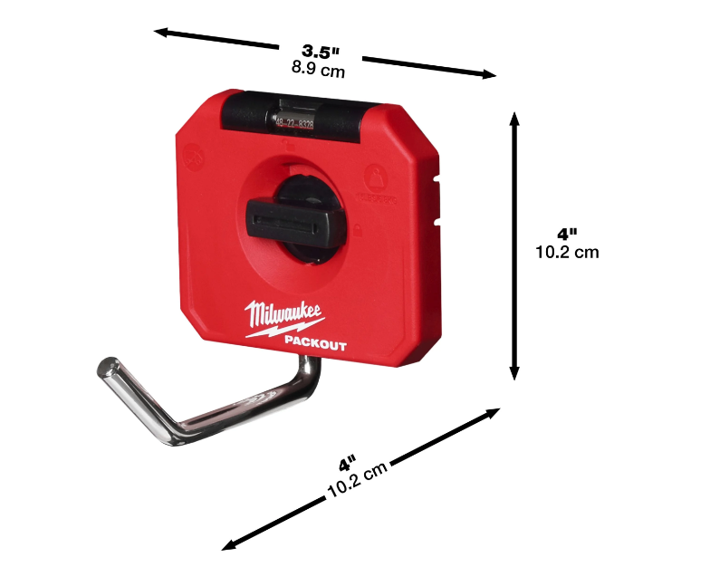 PACKOUT PETIT CROCHET DROIT SIMPLE - Carton MILWAUKEE ACCESSOIRES - 4932493383