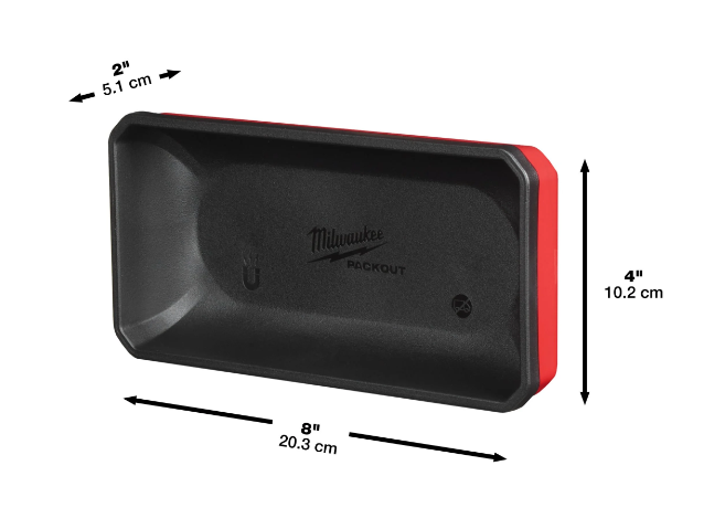 PACKOUT BAC MAGNÉTIQUE 10X20CM - Carton MILWAUKEE ACCESSOIRES - 4932493381