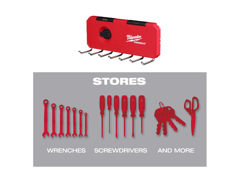 PACKOUT RANG PETITS CROCHETS - Carton MILWAUKEE ACCESSOIRES - 4932493384