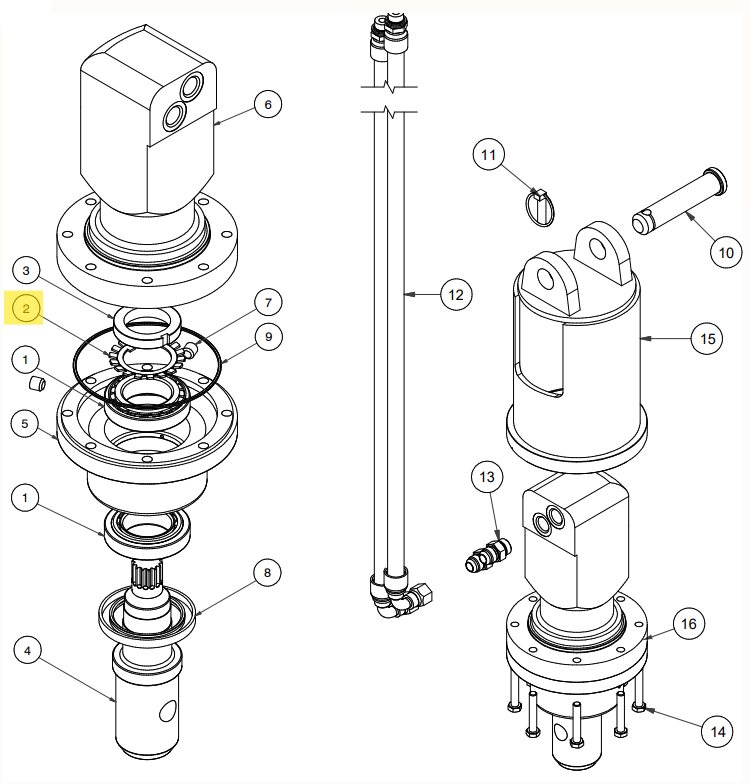 RONDELLE FREIN ARBRE DE SORTIE DIGGA POUR MOTOREDUCTEUR PDD APRES AOUT 2013