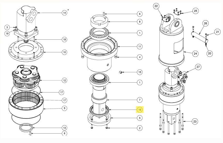 JOINT SPI ARBRE DE SORTIE MOTOREDUCTEURS DIGGA PD15/18/22-5