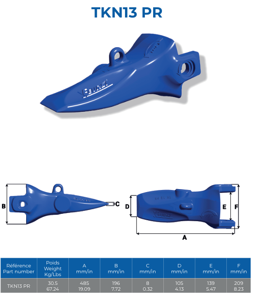 DENT FEURST TURNKEY TKN13PR PENETRANTE RENFORCEE - 003498NE00