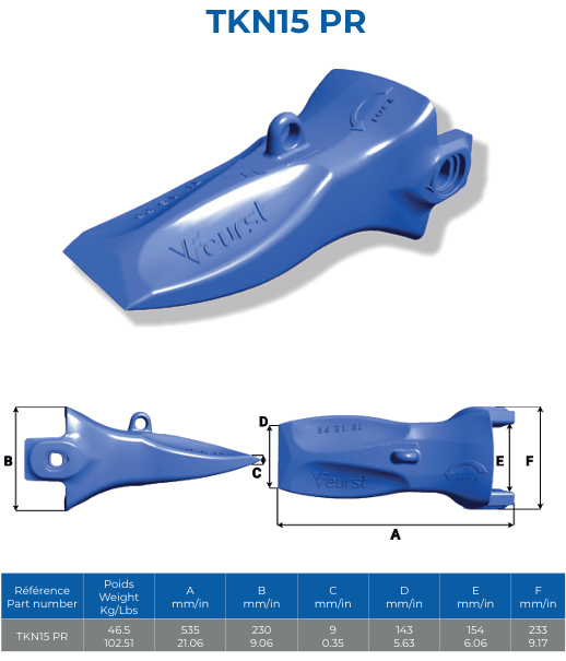 DENT FEURST TURNKEY TKN15PR PÉNÉTRANTE RENFORCÉE - 003716NE00