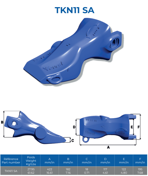 DENT FEURST TURNKEY TKN11SA CHARGEUSE SUPER ABRASIVE - 003728NE00