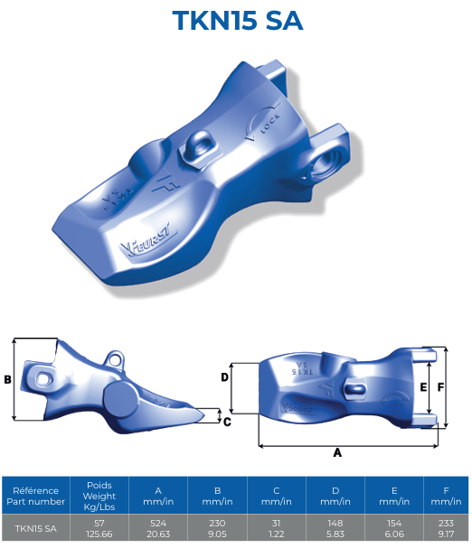 DENT FEURST TURNKEY TKN15SA SUPER ABRASIVE - 003732NE00