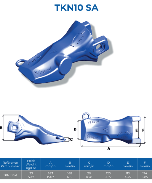 DENT FEURST TURNKEY CHARGEUSE TKN10 SA - 003755NE00