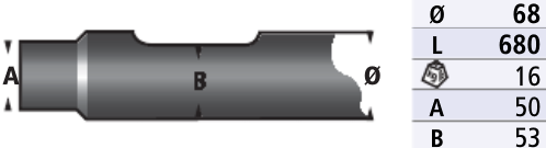 POINTE DE BRH COMPATIBLE SOOSAN SB40 - STANLEY MB506