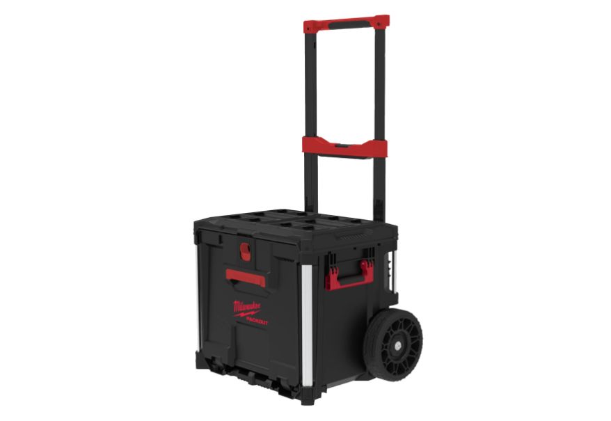 SET PACKOUT ELECTRICIEN 62 PIECES MILWAUKEE + TROLLEY