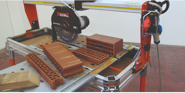 Scie sur table coupe carreaux XXL - PRIME120S - DIAM INDUSTRIES - 230V 2,2 kW - Disque diamant Ø 350 mm - PRIME120S