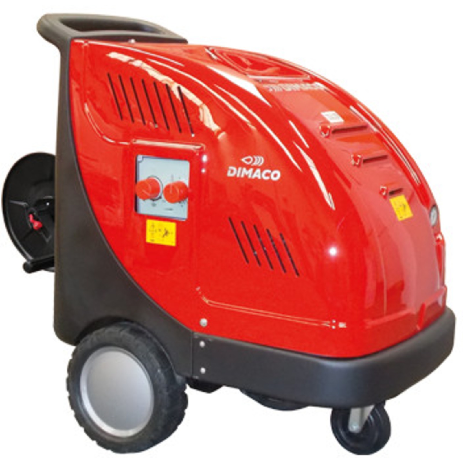 NETTOYEUR HP ÉLECTRIQUE EAU CHAUDE 540 L/H 130 B 3 CV AVEC ENROULEUR DIMACO - DIMACTION9130HWE