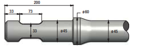 Burin pour marteaux brh THOMAS TURTON - AC10P0550
